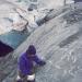 IcepolishedbedrockalongtheedgeofMendenhallGlacier,Juneau,Alaska