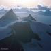 Icefacetedmountainpeaks,JuneauIcefield,Alaska,aerial